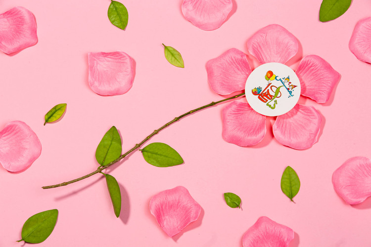 گلبرگ لمسی صورتی