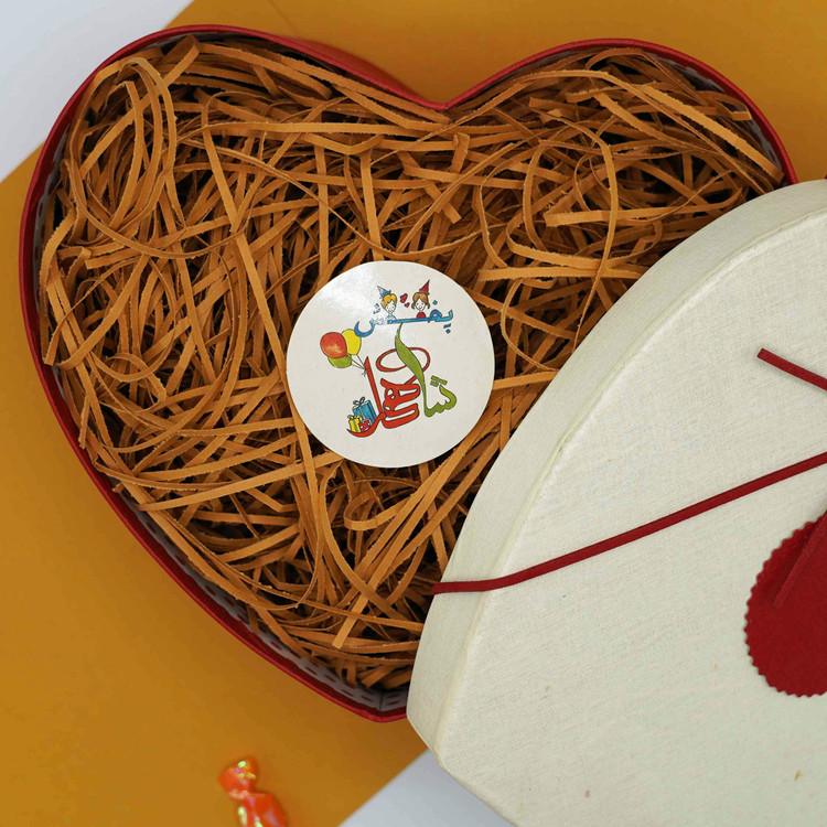 پوشال کاغذی خردلی