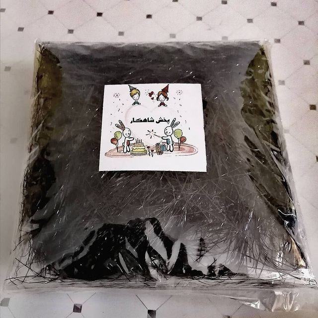 پوشال لیزری مشکی